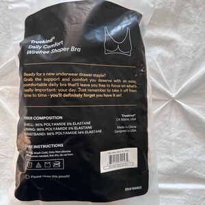 NWT True kind wireless shaper bra size xl
